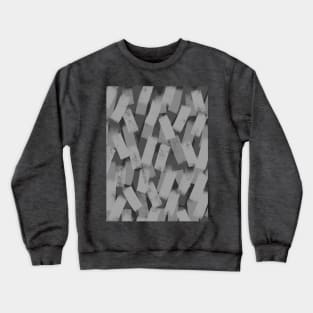 Grey Smudge Brush Strokes Crewneck Sweatshirt